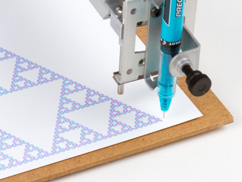 Precision drawing with rollerball pens